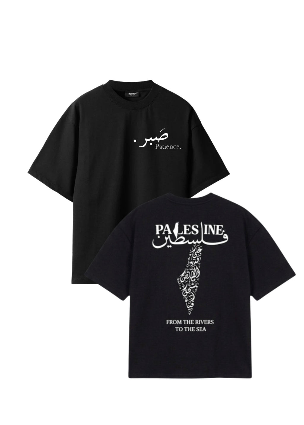 Palestina reflecterende T-shirt