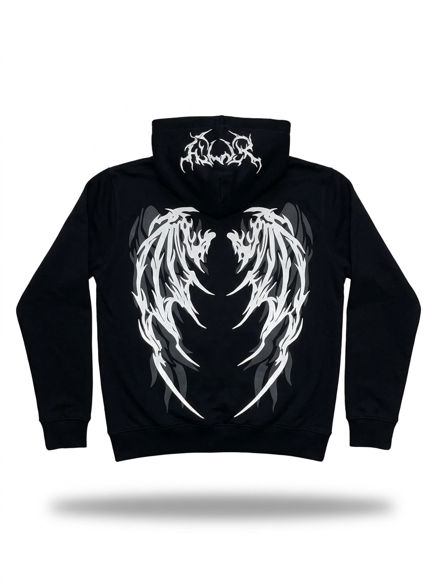 PREMIUM reflective wing hoodie (oversized)