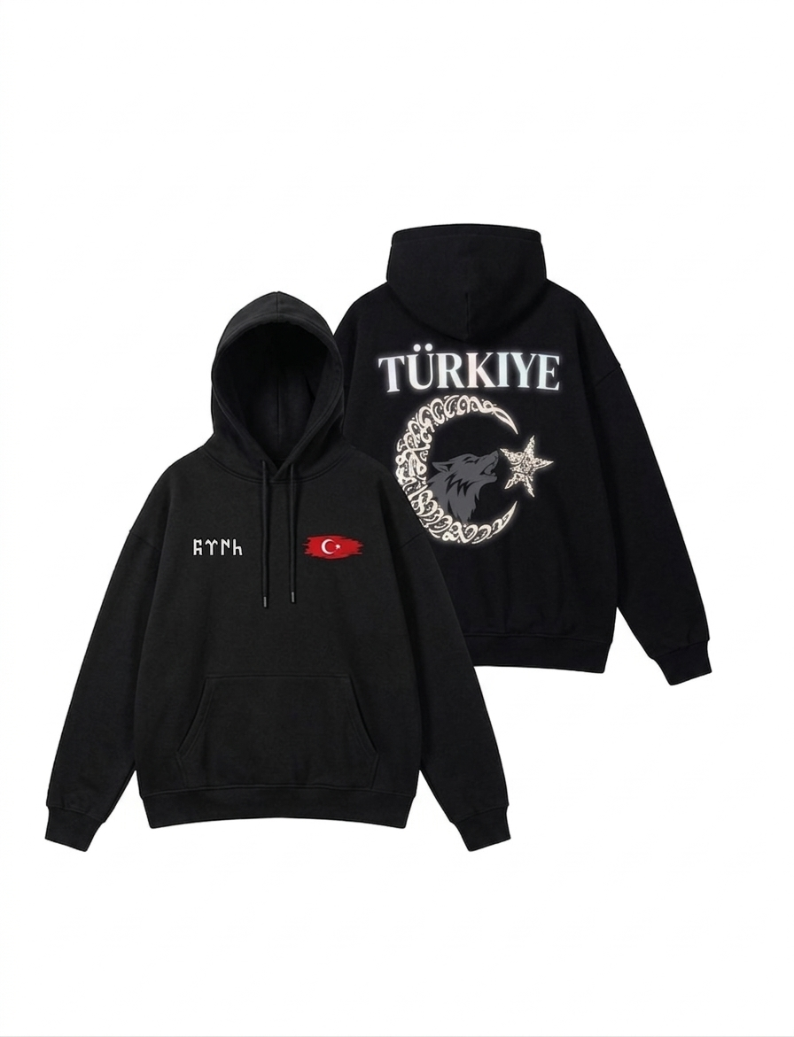 TURKIYE reflective trui (oversized)